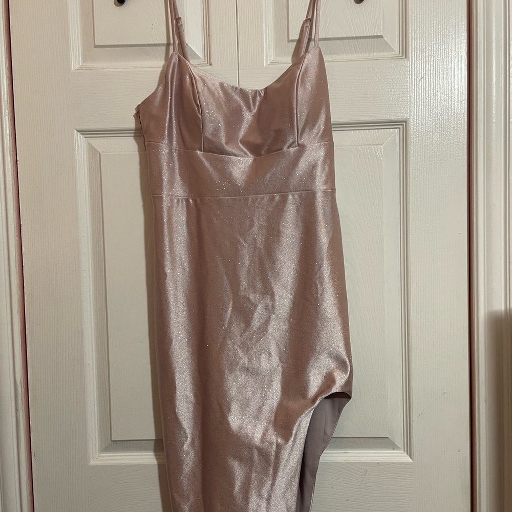Asymmetrical Pink Dress